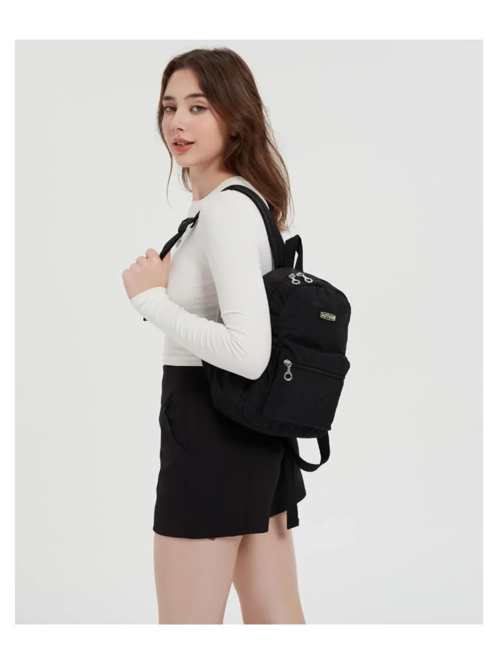 AOTIAN Nylon Mini Backpack Small Daypack Lightweight Travel